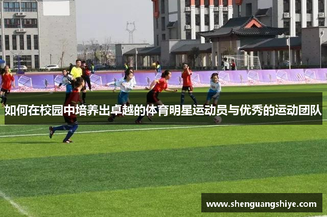 如何在校园中培养出卓越的体育明星运动员与优秀的运动团队